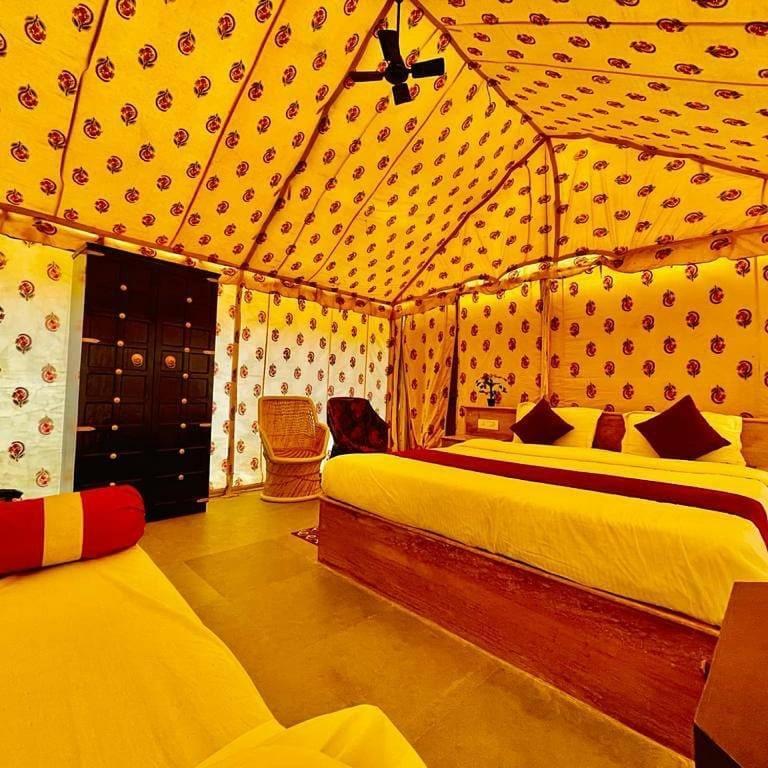 Sam Dunes Desert Safari Camp Hotel Dzsaiszalmer Kültér fotó
