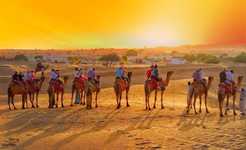 Sam Dunes Desert Safari Camp Hotel Dzsaiszalmer Kültér fotó
