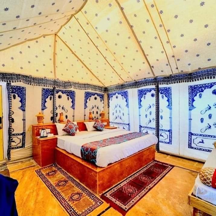 Sam Dunes Desert Safari Camp Hotel Dzsaiszalmer Kültér fotó
