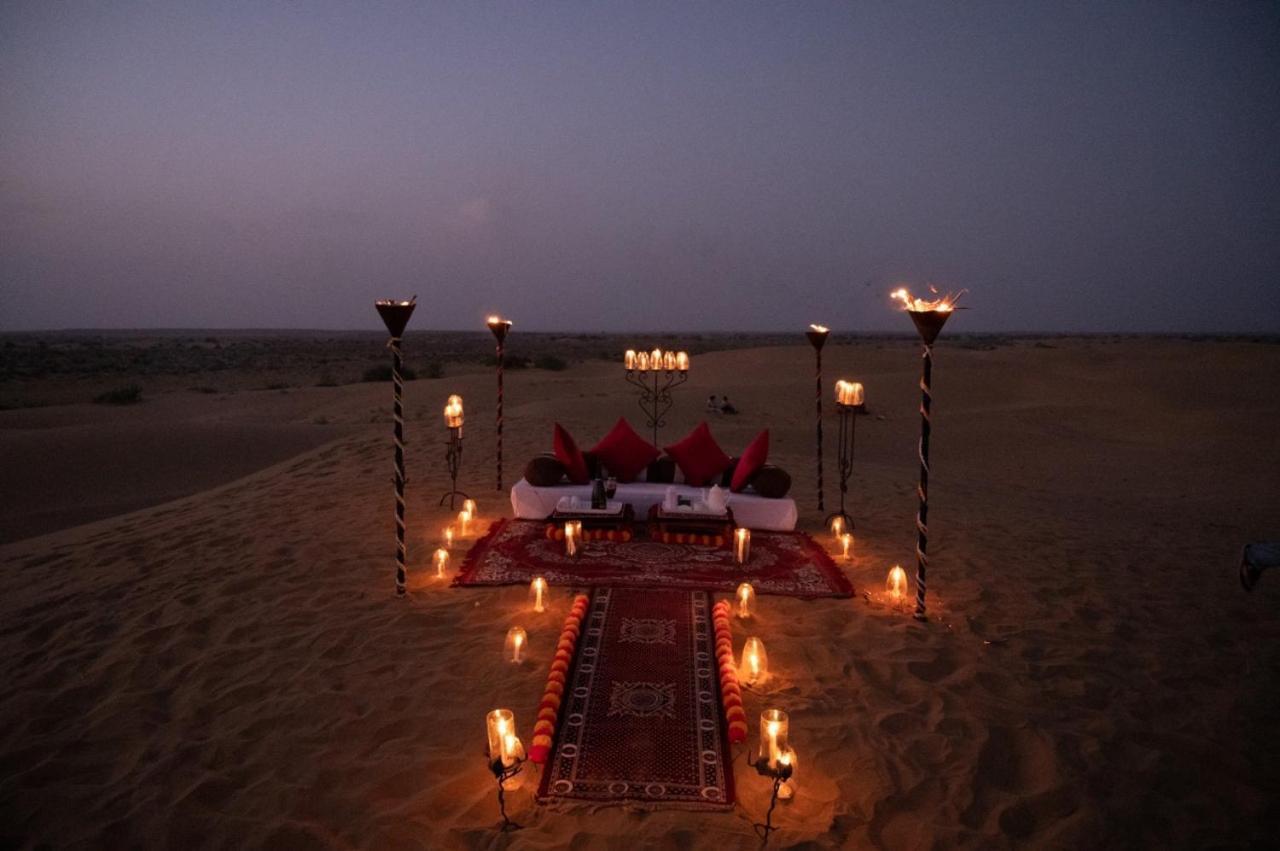 Sam Dunes Desert Safari Camp Hotel Dzsaiszalmer Kültér fotó
