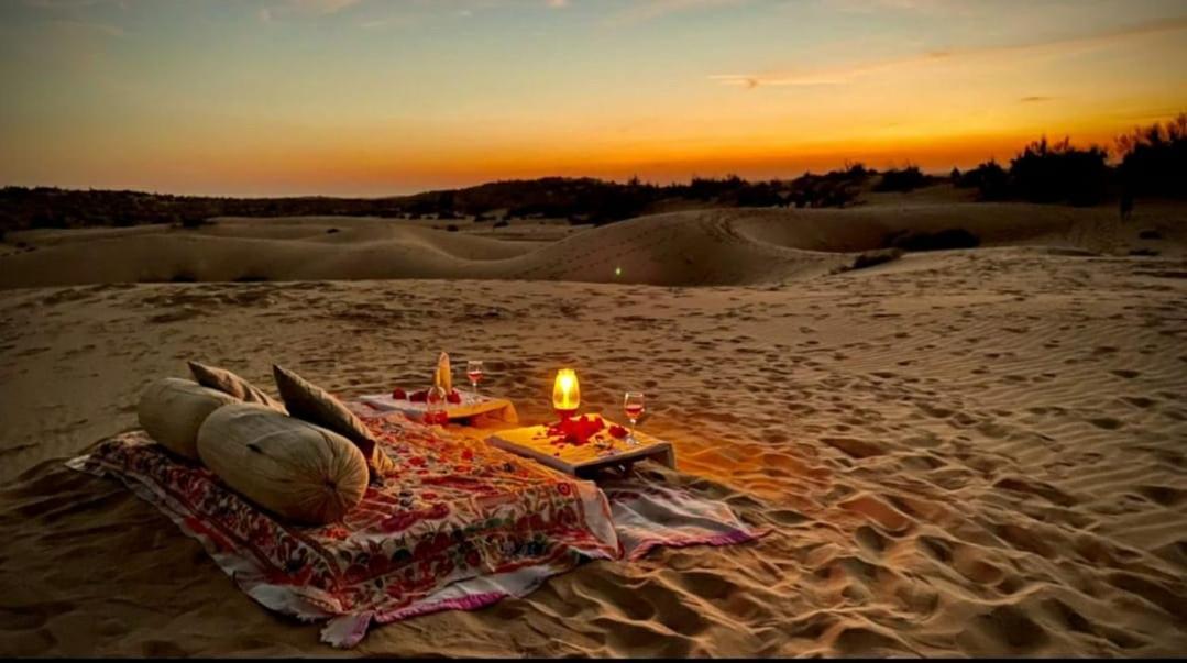 Sam Dunes Desert Safari Camp Hotel Dzsaiszalmer Kültér fotó
